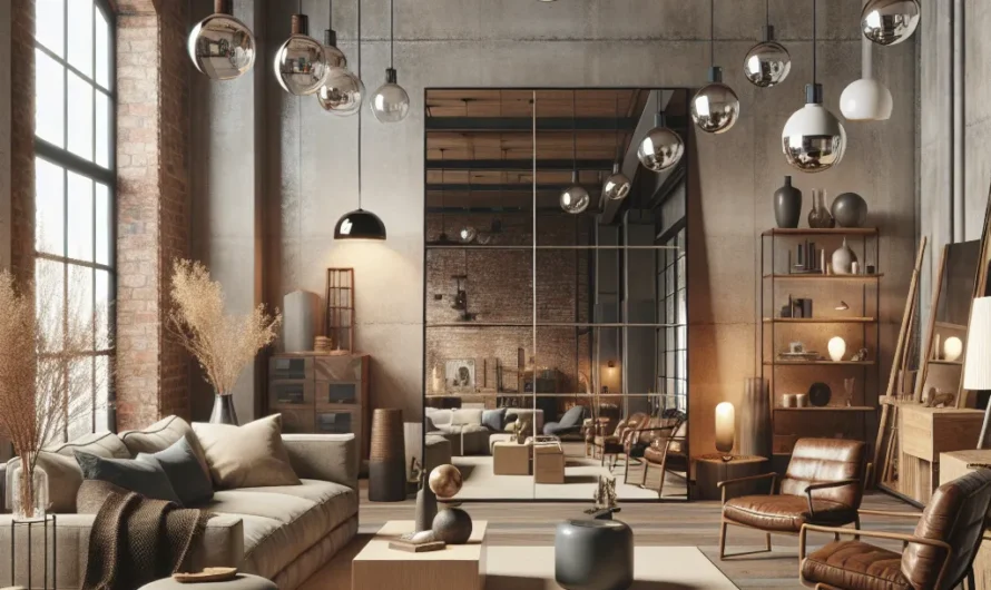 Loft Spiegel: Moderner Industrie-Chic für stilvolles Wohnen
