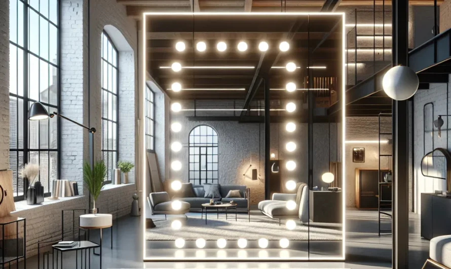 Loft-Spiegel neu gedacht: LED-Design für modernes Wohnen